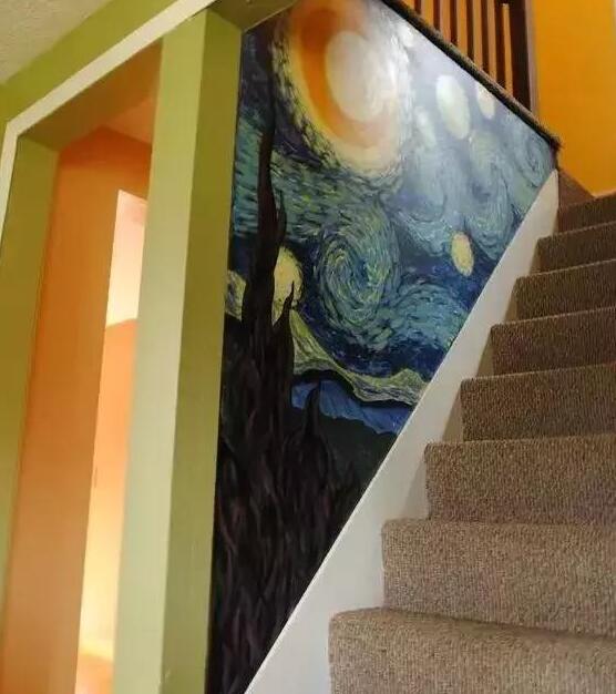 楼梯墙绘